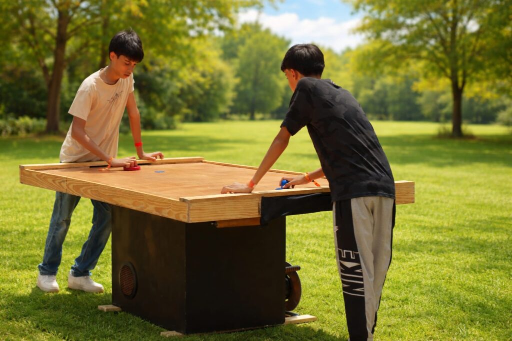 air hockey